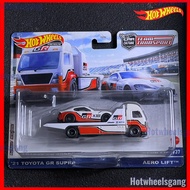 Hot wheels Toyota GR Supra Team Transport Hotwheels Towing Truck Car Culture JDM Supra Diecast Car H