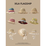 cute hat woman cap woman Sun Hat Female Seaside Photo Beach Small Flower Hat