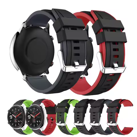 For Samsung Galaxy Watch 3 45mm Strap 22mm Silicone Bracelet Watchbands For Galaxy Watch 46mm SM-R80