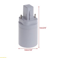 weroyal G24 to E27 Socket Base Screw LED Lamp Halogen Light Bulb Adapter Converter