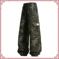 2025 Men's Camo Cargo Pants Spring Fall Military Tactical Jogger Outdoor Casual Streetwear Trendy Lo