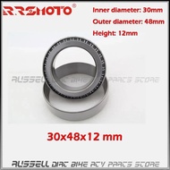 30X48X12 30*48*12 Steering Stem TAPER Bearings Motorcycle Motorbike Spare Parts