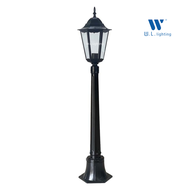 Bollard Light โคมไฟสนาม อลูมิเนียม โคมไฟภายนอก โคมไฟสวน ไฟเสาสนาม สูง1.12 มตร ไฟแต่งสวน ขั้ว E27 รุ่