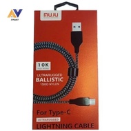 SEVEN FAST CHARGE CABLE USB TO TYPE C DATA/ 1.5 METERS MJ-72