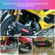 KNALPOT RACING PCX 150 KNALPOT RACING R9 PCX 150 KNALPOT R9 MISANO BLACK SERIES ORIGINAL KNALPOT RAC