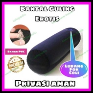 Bantal Guling Pompa Alat Pijat Bantu Coli Pemuas Pria Wanita Bahan Pvc