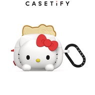 เครื่องปิ้งขนมปัง Casetify X Hello Kitty Pro2 AirPods Pro/ AirPods/AirPods 3เอียร์บัดไร้สายเคสที่มีห