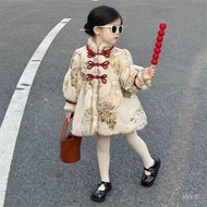 Exclusive First Sale🏆2025 Girls' Winter Clothes Chinese Style Children Chinese New Style Western Sty