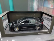 1：18 Ignition Model Subaru WRX STI 黑色模型車