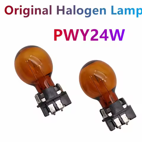 PWY24W 2PCS Original Halogen Lamp For Audi A3 A4 A5 Q3 Q7 VW Golf CC MK7 Amber Front Turn Signal Lig