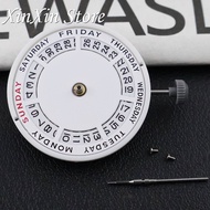 Miyota 8285 Genuine Automatic Mechanical Dual Movement Mod Day-Date Watch Mechanism with Week at 12: