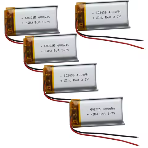 3.7V 400 mAh 1.48Wh Polymer Li Lithium Battery Cell 602035 Li-ion For MP4 Bluetooth Speaker LED Ligh