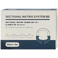 Sectional Band Dental Holder D2 Autoclavable Including Band Sectional Matrix M4 Clamp R6