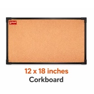 12 x 18 inches corkboard bulletin pvc frame/ 30 cm x 45 cm