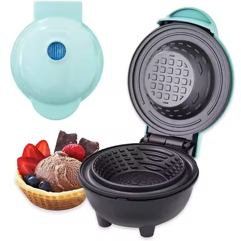 110/220V Waffle Bowl Machine, Breakfast Cake, Egg Tart, Ice Cream, Egg Roll Baking Mold, Non-Stick B