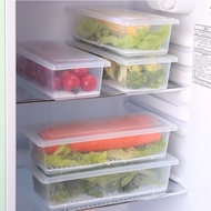 Freezing Storage Box Kitchen Rectangle Refrigerator Fridge Organizer 冰箱冷冻收纳盒 滤水分离收纳 鱼虾肉收纳 透明封密盖子