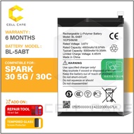 Battery For TECNO SPARK 30 5G KL8 / SPARK 30C KL5 KL5N , BL-5ABT | 5000 mAh (Bateri)