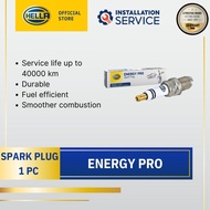 HELLA Energy Pro Yttrium Spark Plug YH8RCP8U for Proton Iswara, Saga LMST,  Satria, Wira, Nissan VAN