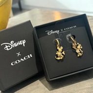 Coach x Disney  米奇造型耳環