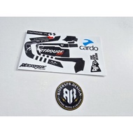 FASTHOUSE PT - STICKER SKINCOVER DECAL GARSKIN INTERCOM CARDO PACKTALK BOLD BY RIDERSPB