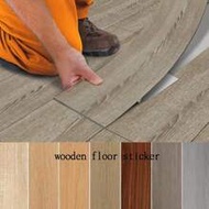 10pcs/20pcs Set 40x15cm/15.75x5.91in 0.6m²/1.2m² Removable Peel And Stick Floor Tiles, PVC Wood Grai