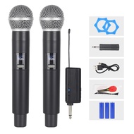 Mic Microphone Karaoke Profesional Wireless/ SM-58 UHF MIC 2 Double Free Sarung Mic bluetooth UHF