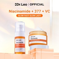 <2pcs Skincare Set>Dr.Leo Skincare Dark Spot Whitening Moisturizer-377 Serum Cream Makeup Set Hadiah