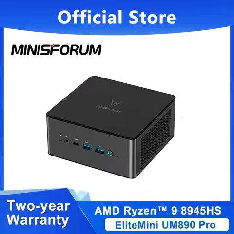 MINISFORUM UM890 Pro Mini PC AMD Ryzen 9 8945HS Windows 11 Mini Computer DDR5 32GB 1TB NVME SSD Ocul