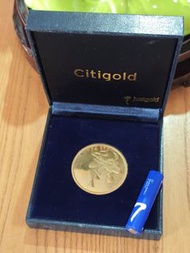 city gold 1997 牛年 紀念金幣