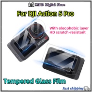 For DJI Action 5 Pro Tempered Glass Film Screen Lens Protector For Osmo Action 5 Pro Accessories