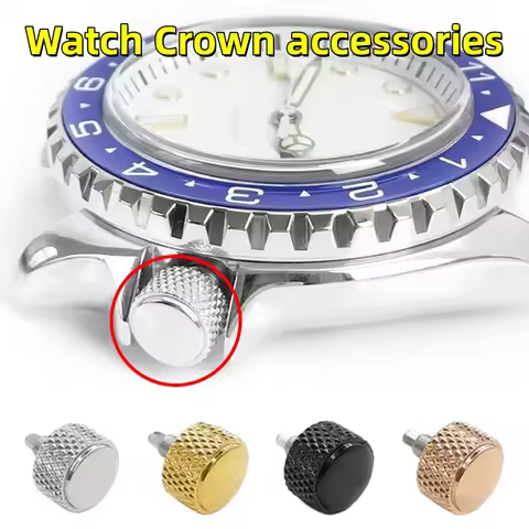 SKX007 Watch Crown accessories For SEIKO SKX007 | Fits NH35 NH36 7S26 NE15 4R36 6R15 Movements Stain