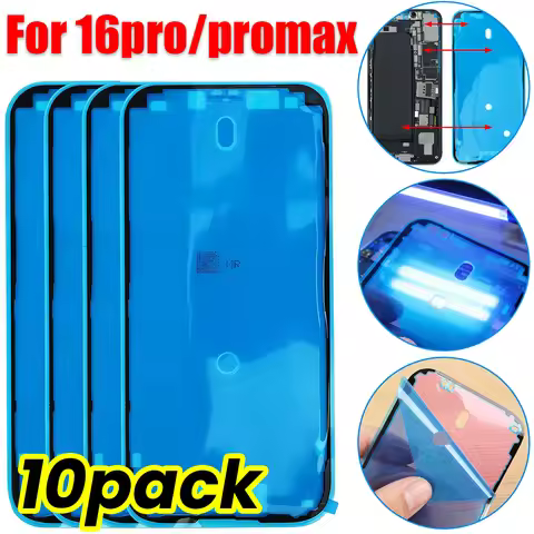 1-10pack Waterproof Sticker for IPhone 16 Pro 16pro Max Adhesive LCD Screen Frame Seal Tape Repair P
