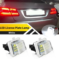 2pcs LED License Plate Lights Bulb White For Mercedes Benz W218 4D 2010-up For Mercedes Benz W231(R2