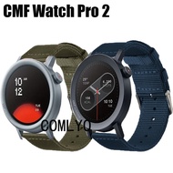 For CMF Watch Pro 2 Smart Watch Strap Band wristband Nylon Canva women men Sports Belt