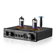 US.EU 6K4 Vacuum Bile Tube Preamplifier NE5532 OP AMP AUX Bluetooth 5.0 USB RCA HIFI stereo Mini hea