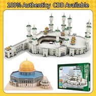 3d Puzzle Miniature AL Nabawi Mosque Medina & Haram Mecca Children's Educational Toys Famous Buildin
