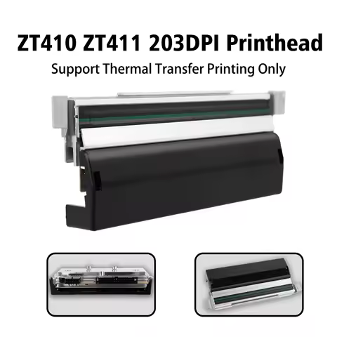 New ZT410 Thermal Printhead P1058930-009 203DPI for Zebra ZT410 ZT411 Thermal Transfer Printer Head