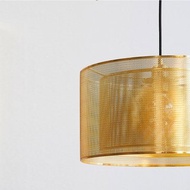 【Hübsch】－990727 現代感黃銅網狀造型吊燈 餐桌燈