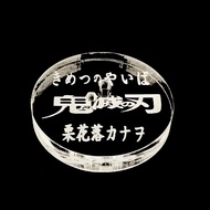 Bàn Phím Acrylic Orange Base Ghost Slayer Oban Kazuma Fragrance Nendoroid Doll Collectible Anime Gam