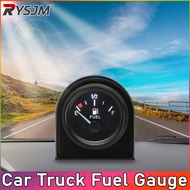 12V 240-33Ohms Car Truck Vehicle Fuel Level Gauge White LED Light 2" 52mm Car SUV Fuel Meter