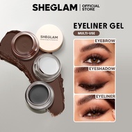 SHEGLAM Intensify Smudgeproof 3 Color Eyeliner Gel Multi-use Eyebrow Enhancer Cream Makeup Cosmetics