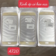 Samsung a720 glass, screen laminated glass with oca glue, samsung a7 2017 instant laminated glass - 