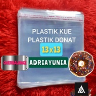 Plastik Opp 13x13 Donat & Kue - Opp 13 x 13 Roti & Souvenir