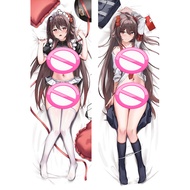 Genshin Impact Hu Tao Dakimakura 2WAY Hing Body Pillow Case Anime Hutao Pillow Cushion Cover