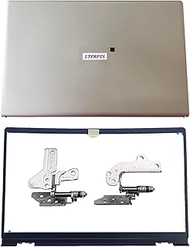 Replacement Laptop LCD Back Cover Top Case Rear Lid with Hinges Front Bezel Frame for DELL Inspiron 