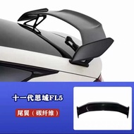 Carbon Fiber Front Lip Spoiler for Honda Civic Type R FL5 Modification Small Body Kit Side Skirts Re