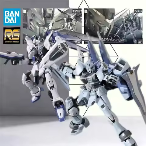 Bandai RG 1/144 Freedom Justice Gundam Deactive Armor PB Limited SEED Anime Assembly Model Full Deca