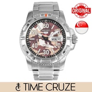 [Time Cruze] Seiko 5 Sports SRP221  Automatic Divers Stainless Steel Camouflage Dial Men Watch SRP221K1 SRP221K