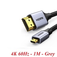 Ugreen 10550 1M 60hz Micro HDMI to HDMI metal head cable 1M long HD109