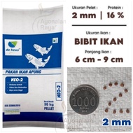 Pakan Pelet Ikan 1 Karung 30 Kg Untuk Nila Lele Mas Protein Tinggi Cepat Besar